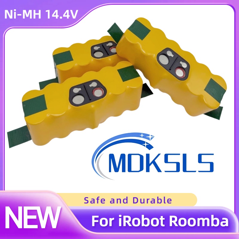 4S Lipo Battery 14.8V 6000Mah - Batterij voor IRobot Roomba 5000mAh 14.4V