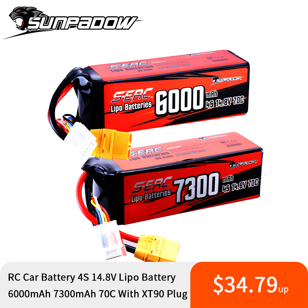 Sunpadow 4S Lipo Batterij voor - 4S Lipo Battery 14.8V 6000Mah recensie en prijs