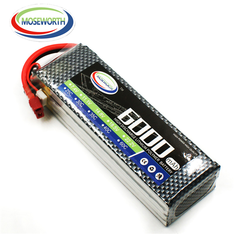 4S 14.8V 6000mAh RC Speelgoed  - 4S Lipo Battery 14.8V 6000Mah recensie en prijs